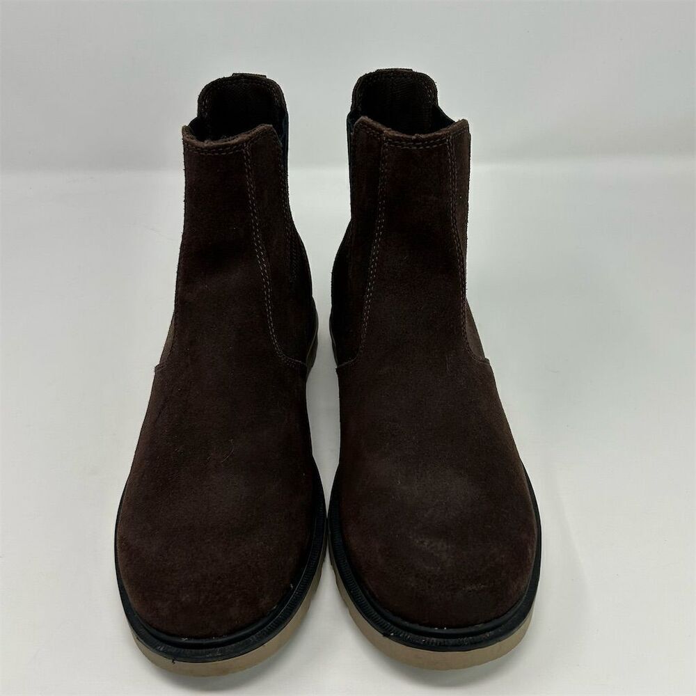 Sorel Men's Chelsea Brown Suede Leather Waterproof Boots Size 7.5 Comfort - Picture 5 of 13